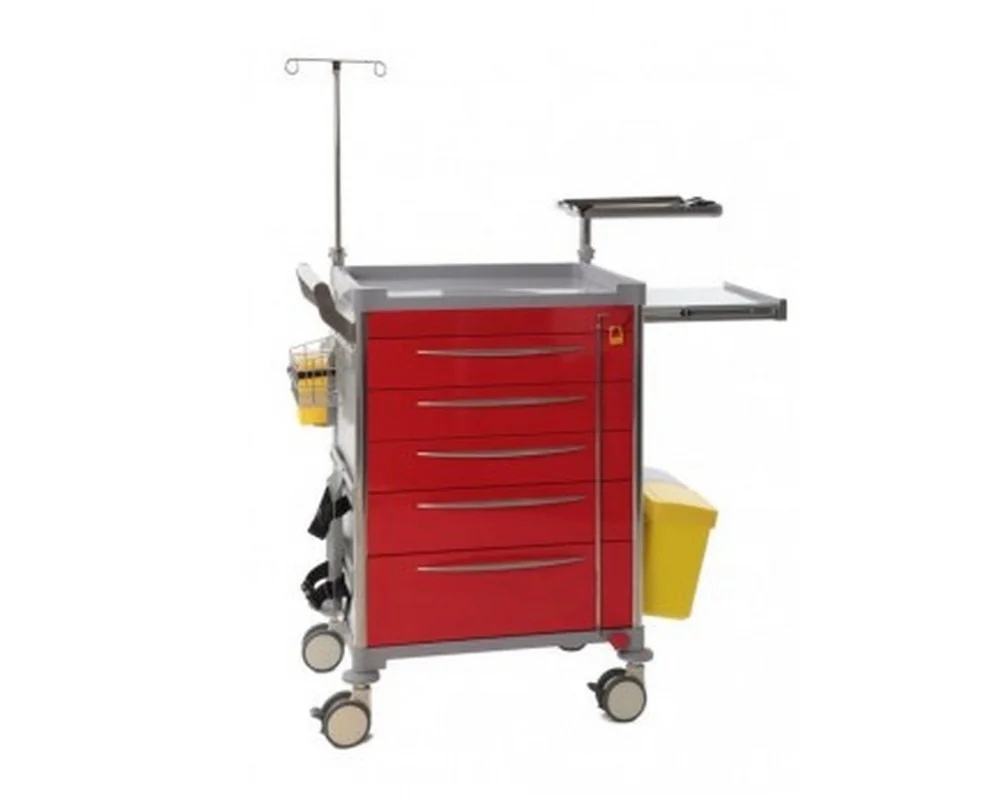 Chariot d'urgence 5 tiroirs