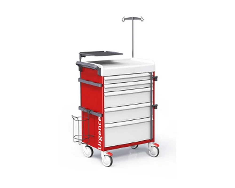 CHARIOT D'URGENCE TIROIRS JOINTIFS