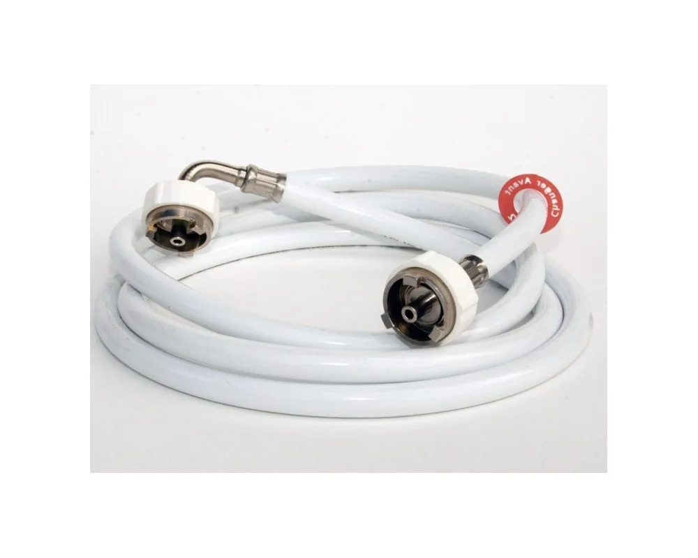 Flexible O2-N2O-AIR MEDICAL-VIDE 1 m. pour fluides médicaux basse pression