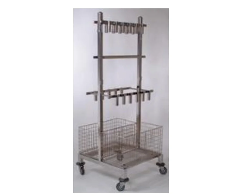 Chariot porte accessoires tout inox